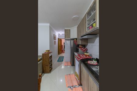 Sala/Cozinha/Área de Serviço  de casa de condomínio à venda com 2 quartos, 44m² em Jardim Lisboa, São Paulo
