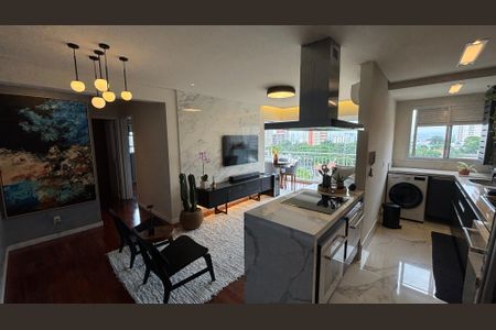 Sala - Sala de Jantar de apartamento à venda com 2 quartos, 72m² em Vila Assunção, Santo André