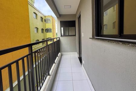 Varanda da Sala  de apartamento à venda com 2 quartos, 45m² em Vila Santa Luzia, São Bernardo do Campo