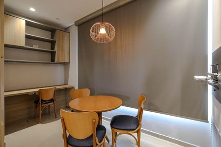 Sala de Jantar de apartamento para alugar com 1 quarto, 43m² em Vila Mogilar, Mogi das Cruzes