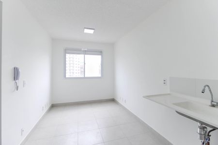 Sala - Cozinha de apartamento para alugar com 2 quartos, 29m² em Vila Carmosina, São Paulo