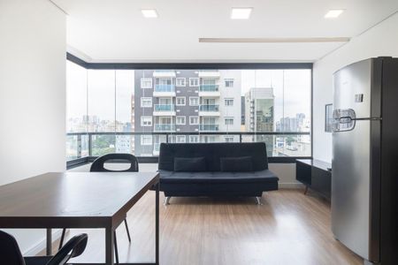 Studio à venda com 47m², 1 quarto e 1 vagaVaranda