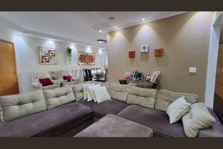 Sala de apartamento à venda com 3 quartos, 130m² em Vila Caminho do Mar, São Bernardo do Campo