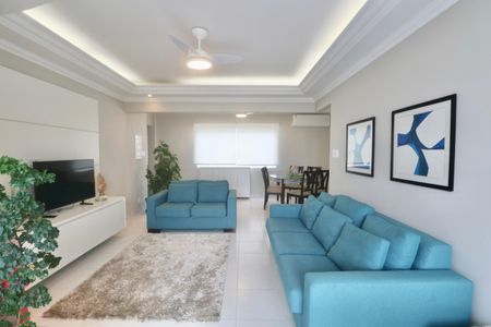 Sala de apartamento para alugar com 2 quartos, 170m² em Tortuga, Guarujá