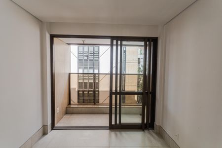 Varanda da Sala de apartamento à venda com 2 quartos, 66m² em Savassi, Belo Horizonte