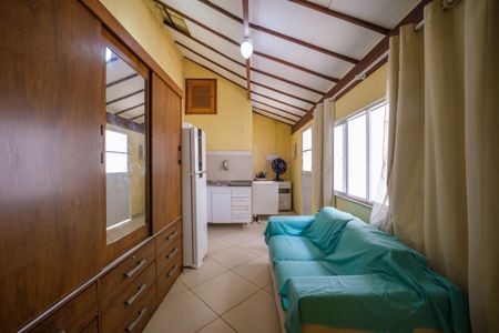 Sala / Cozinha de kitnet/studio para alugar com 1 quarto, 28m² em Andaraí, Rio de Janeiro