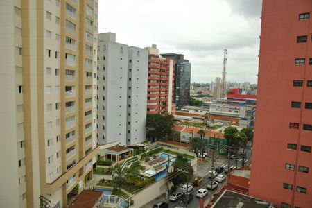 Sala/ varanda / vista  de kitnet/studio à venda com 1 quarto, 40m² em Centro, São Bernardo do Campo