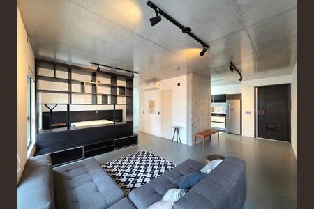 Sala de apartamento para alugar com 1 quarto, 70m² em Vila Olímpia, São Paulo