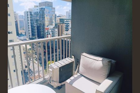 Studio para alugar com 25m², 1 quarto e sem vagaVaranda