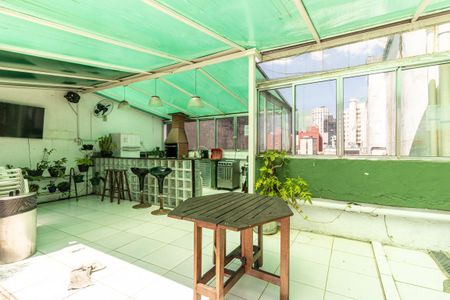 Studio para alugar com 48m², 1 quarto e sem vagaChurrasqueira