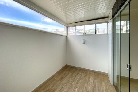 Varanda da Sala de apartamento para alugar com 3 quartos, 113m² em Caiçaras, Belo Horizonte