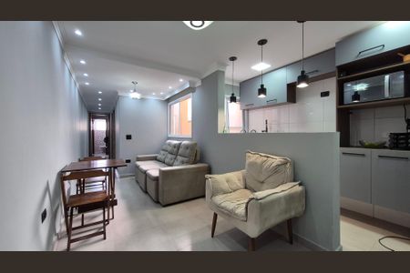 Sala de apartamento à venda com 2 quartos, 57m² em Santa Terezinha, Santo André
