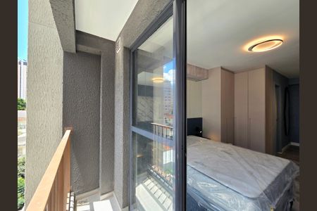 Studio para alugar com 25m², 1 quarto e sem vaga Studio para alugar com 25m², 1 quarto e sem vagaVaranda