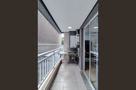 Varanda da Sala de apartamento à venda com 1 quarto, 40m² em Pompeia, São Paulo