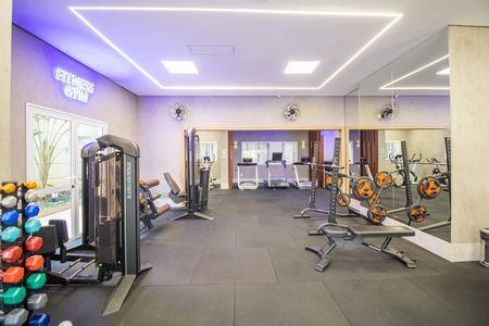 Apartamento para alugar com 100m², 3 quartos e 2 vagasÁrea comum - Academia