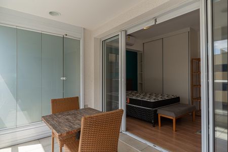 Studio à venda com 35m², 1 quarto e 1 vagaVaranda do Quarto