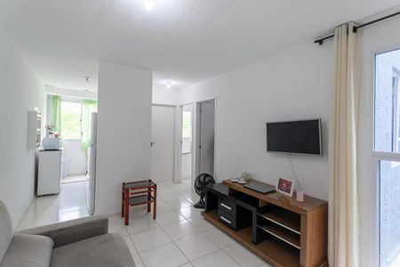 Sala de apartamento para alugar com 2 quartos, 41m² em Caiapos, Contagem