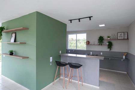 Apartamento para alugar com 41m², 2 quartos e 1 vagaÁrea comum - Salão de festas