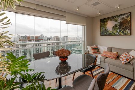 Varanda de apartamento para alugar com 1 quarto, 73m² em Jardim das Acacias, São Paulo