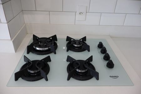 Apartamento à venda com 70m², 2 quartos e 1 vagaSala e cozinha integrada 