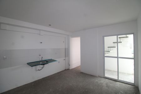 Sala / Cozinha de apartamento à venda com 1 quarto, 79m² em Piqueri, São Paulo