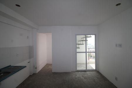Sala / Cozinha de apartamento à venda com 1 quarto, 79m² em Piqueri, São Paulo