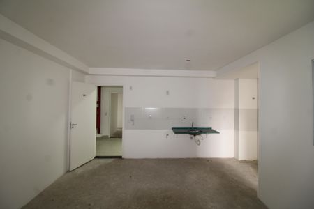 Sala / Cozinha / Área de Serviço de apartamento à venda com 2 quartos, 49m² em Piqueri, São Paulo