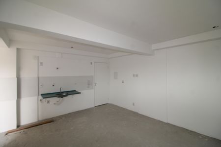 Sala / Cozinha / Área de Serviço de apartamento à venda com 1 quarto, 37m² em Piqueri, São Paulo
