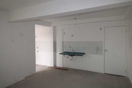 Sala / Cozinha / Área de Serviço de apartamento à venda com 1 quarto, 37m² em Piqueri, São Paulo