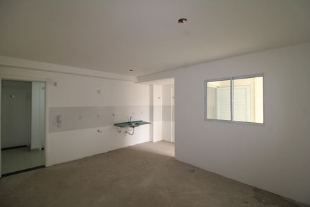Sala / Cozinha / Área de Serviço de apartamento à venda com 2 quartos, 48m² em Piqueri, São Paulo