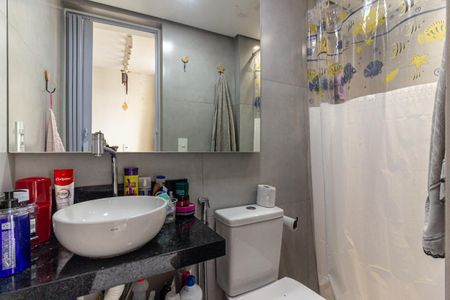 Banheiro de kitnet/studio à venda com 1 quarto, 37m² em Campos Elíseos, São Paulo