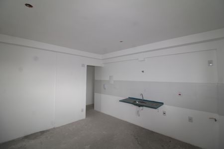 Sala / Cozinha de apartamento à venda com 1 quarto, 39m² em Piqueri, São Paulo