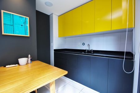 Studio para alugar com 33m², 1 quarto e 1 vagacozinha