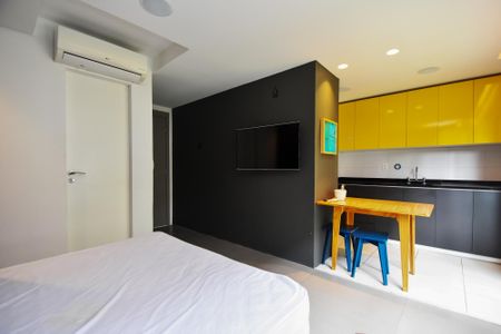Studio para alugar com 33m², 1 quarto e 1 vagaquarto