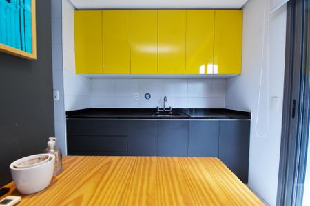 Studio para alugar com 33m², 1 quarto e 1 vagacozinha