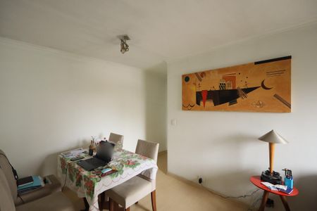 Sala de estar- Sala de jantar de apartamento à venda com 1 quarto, 50m² em Jardim Taquaral, São Paulo