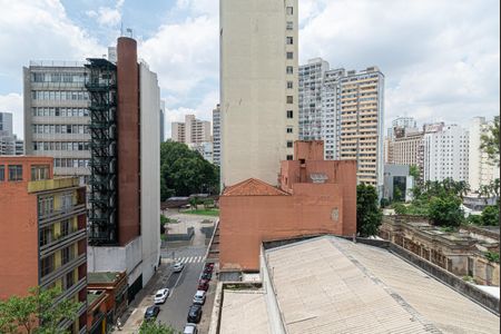 Studio para alugar com 31m², 1 quarto e sem vagaVista da Varanda do Quarto