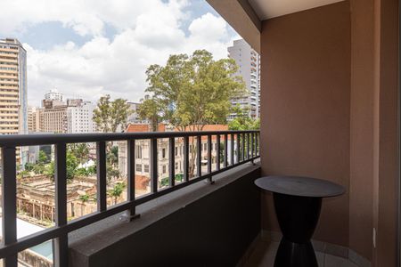 Studio para alugar com 25m², 1 quarto e sem vagaVaranda do Quarto