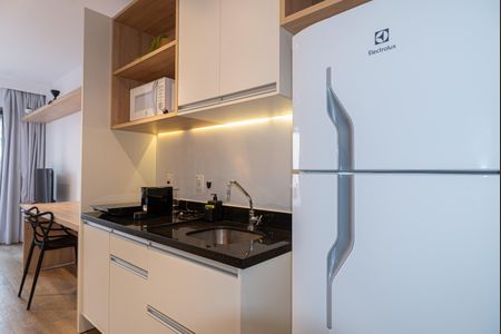 Studio para alugar com 25m², 1 quarto e sem vagaCozinha