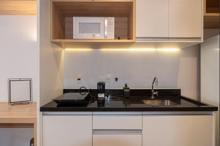 Studio para alugar com 25m², 1 quarto e sem vagaCozinha