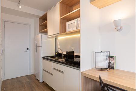 Studio para alugar com 25m², 1 quarto e sem vagaCozinha