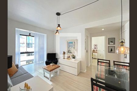 Sala de apartamento à venda com 1 quarto, 42m² em Rio Branco, Porto Alegre