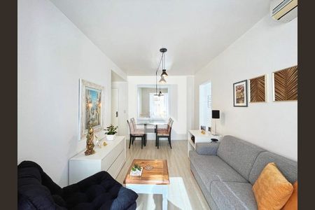 Sala de apartamento à venda com 1 quarto, 42m² em Rio Branco, Porto Alegre