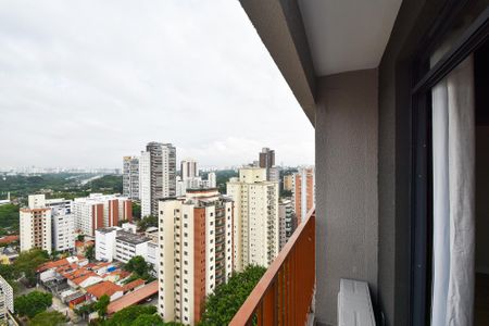 varanda Sala quarto de kitnet/studio para alugar com 1 quarto, 25m² em Pinheiros, São Paulo