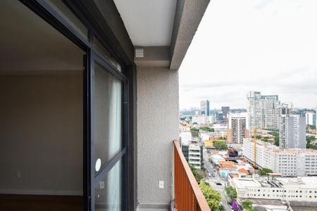 Studio para alugar com 25m², 1 quarto e sem vagavaranda Sala quarto