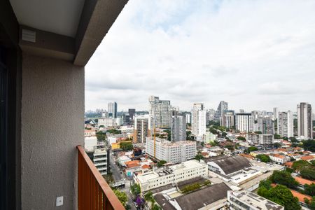 varanda Sala quarto de kitnet/studio para alugar com 1 quarto, 25m² em Pinheiros, São Paulo