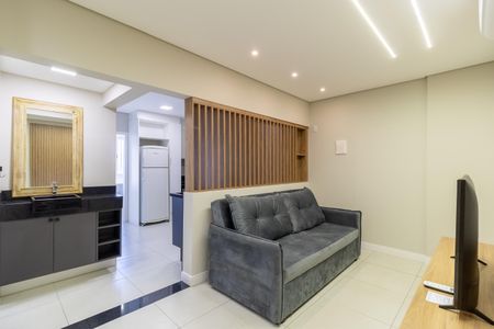 Sala de apartamento para alugar com 2 quartos, 75m² em Centro, Florianópolis