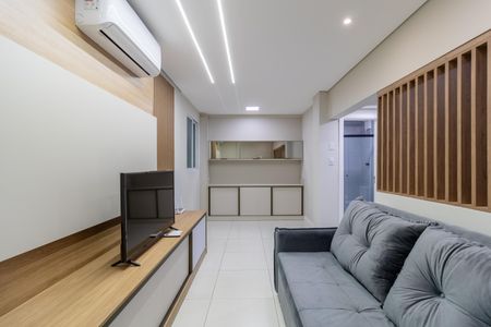 Sala de apartamento para alugar com 2 quartos, 75m² em Centro, Florianópolis