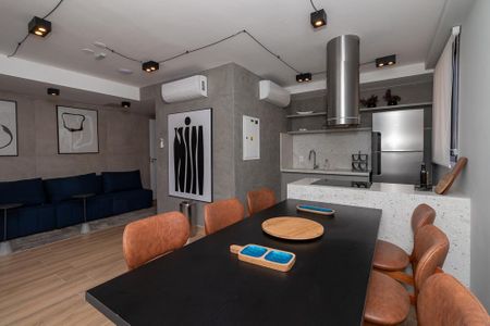 Apartamento para alugar com 37m², 2 quartos e sem vagaÁrea comum - Área Gourmet