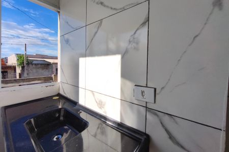 Cozinha de casa para alugar com 1 quarto, 25m² em Jardim Esplanada, Campinas